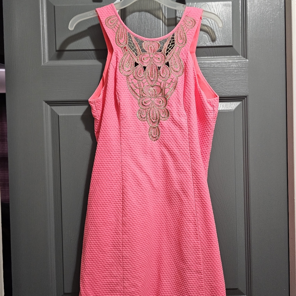 Lilly Pulitzer Largo shift dress in Pink Sunray Coral